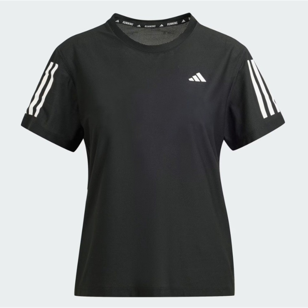 Adidas Own The Run Tee‎ in Black - Size Small